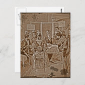 Tagung der Bewegung des Sufums Postkarte (Vorne/Hinten)