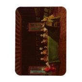 Tagung der Diplomaten (Öl auf Leinwand) Magnet (Vertikal)