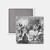 Tagung des Bull Council, 1877 Magnet (Vorderseite/Rückseite)
