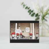 TAGUNG IN TOWNHALL POSTKARTE (Stehend Vorderseite)