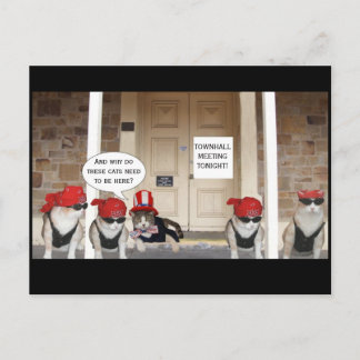 TAGUNG IN TOWNHALL POSTKARTE