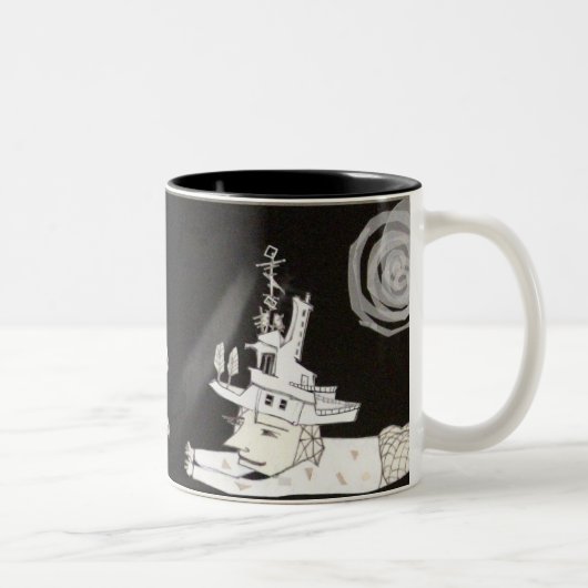 Tagung...irgendwo Zweifarbige Tasse (Rechts)