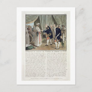 Tagung von Pierre Andre de Suffren de Saint Tropez Postkarte