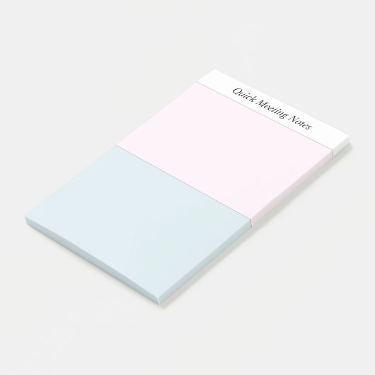 Tagungsnotizen Post-it Klebezettel (angewinkelt)