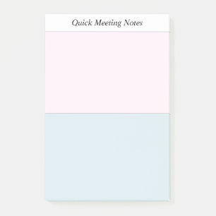 Tagungsnotizen Post-it Klebezettel