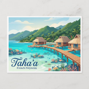 Taha'a-Lagune Puutia Französisch-Polynesien Postkarte