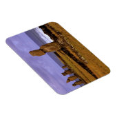 Tahai Platform Moai Statue Abstrakt Ostern Magnet (Rechte Seite)