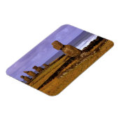 Tahai Platform Moai Statue Abstrakt Ostern Magnet (Linke Seite)