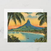 Tahiti (1) postkarte (Vorne/Hinten)