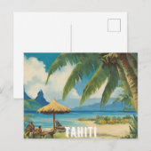 Tahiti (4) postkarte (Vorne/Hinten)