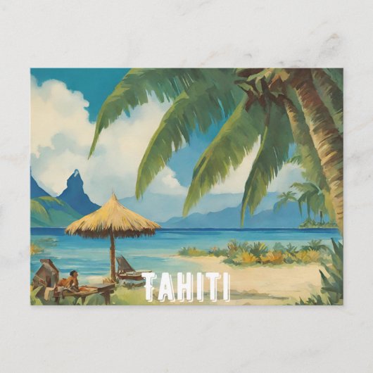 Tahiti (4) postkarte (Vorderseite)