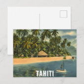 Tahiti (6) postkarte (Vorne/Hinten)