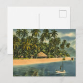 Tahiti (7) postkarte (Vorne/Hinten)