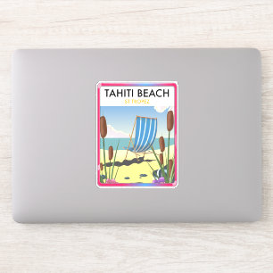 Tahiti Beach st Tropez Aufkleber