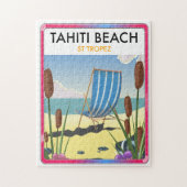 Tahiti Beach st Tropez Puzzle (Vertikal)