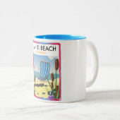 Tahiti Beach st Tropez Zweifarbige Tasse (VorderseiteRechts)