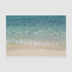 Tahiti Blue Tropical Water Seidenpapier