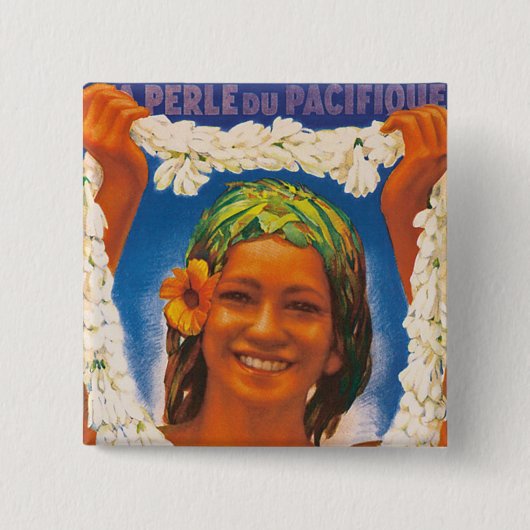 Tahiti ~ Die Perle des Pazifiks Button (Vorderseite)
