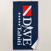 Tahiti DV4 Strandtuch (Vorderseite)