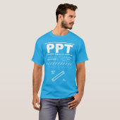 Tahiti Faaa International Airport PPT T - Shirt (Vorne ganz)