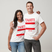 Tahiti-Flagge T-Shirt (Unisex)