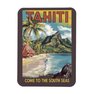 Tahiti Französisch Polynesien Pinellerischer Rundg Magnet