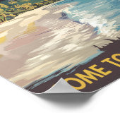 Tahiti Französisch Polynesien Pinellerischer Rundg Poster (Ecke)