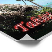 Tahiti - Französisch-Polynesien - Poster (Ecke)