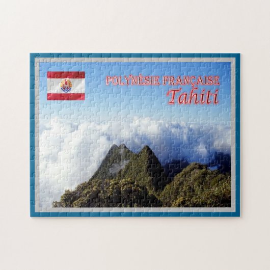 Tahiti - Französisch-Polynesien - Puzzle (Horizontal)