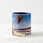 Tahiti-Französisch-Polynesien Zweifarbige Tasse (Mittel)