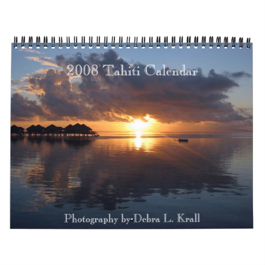 Tahiti-Kalender 2008 oder 2009 Kalender (Titelbild)