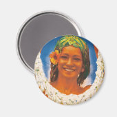 Tahiti ~ La Perle du Pacifique Magnet (Vorderseite/Rückseite)