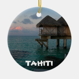 Tahiti Lagoon Festive Circle Ornament