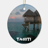 Tahiti Lagoon Festive Circle Ornament (Links)
