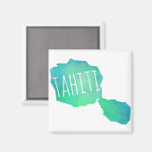 Tahiti Magnet (Vorderseite/Rückseite)