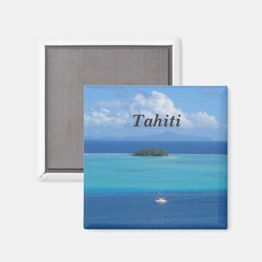 Tahiti Magnet (Vorderseite/Rückseite)