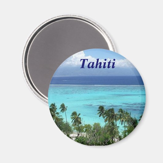 Tahiti-Magnet Magnet (Vorderseite/Rückseite)