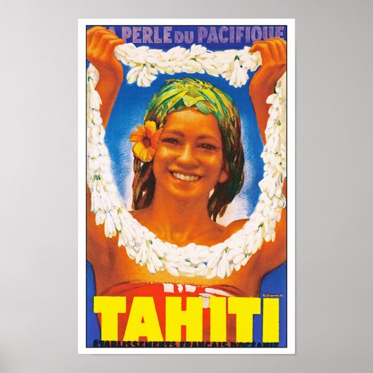 Tahiti ~ Perle du Pacifique Poster (Vorne)