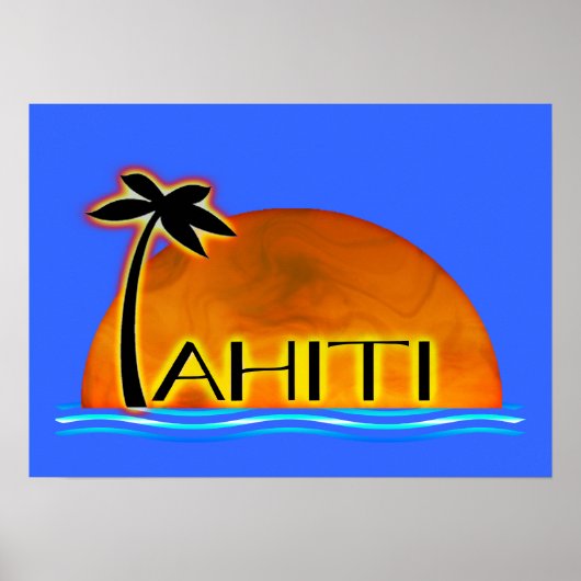 Tahiti Poster (Vorne)