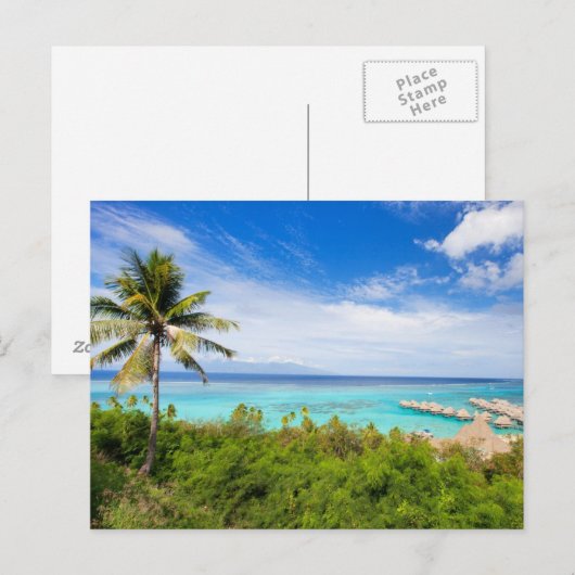 Tahiti Postkarte (Vorne/Hinten)
