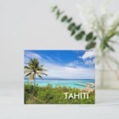 Tahiti Postkarte (Stehend Vorderseite)