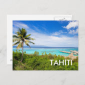 Tahiti Postkarte (Vorne/Hinten)