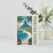 Tahiti Postkarte (Stehend Vorderseite)