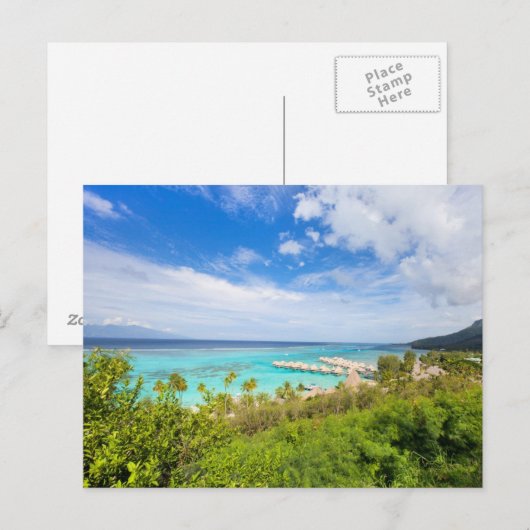 Tahiti Postkarte (Vorne/Hinten)