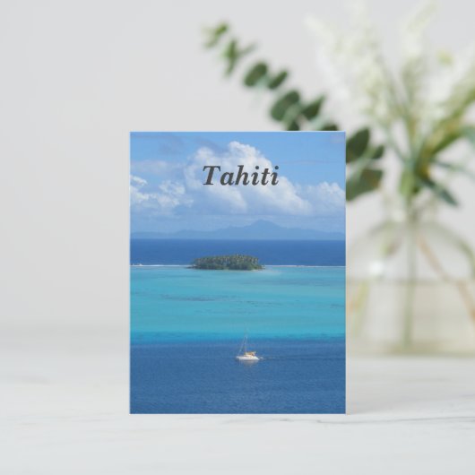 Tahiti Postkarte (Stehend Vorderseite)