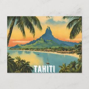 Tahiti Postkarte