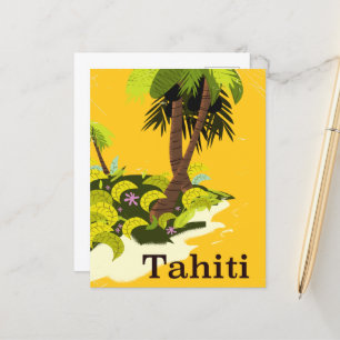 Tahiti Retro-Reiseplakat