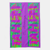 Tahiti Sign Thunder_Cove Geschirrtuch (Vertikal)