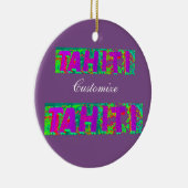 Tahiti Sign Thunder_Cove Keramik Ornament (Rechts)