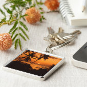 Tahiti-Sonnenuntergang Schlüsselanhänger (Seite)